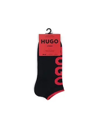 HUGO | Lot de 2 paires de chaussettes noires | schwarz